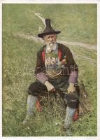 20 db régi, használatlan, osztrák folklór témájú, jó minőségű képeslap / 20 unused motive cards, Aus...