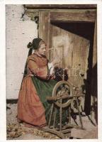 20 db régi, használatlan, osztrák folklór témájú, jó minőségű képeslap / 20 unused motive cards, Aus...