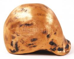 Csetvei Zsuzsa (1958-2008): Csigaház. Bronz, jelzés nélkül, 7×8 cm