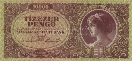 1945. 10.000P (3x) egymás utáni sorszámmal T:I