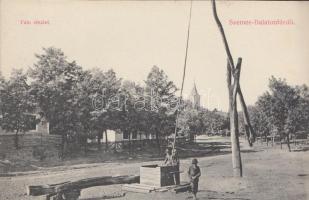 Balatonszemes-fürdő, Falurészlet; Tényi Kálmán kiadása