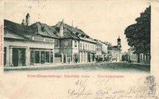 Kismarton, Eisenstadt; Felső-Kismartonhegy, Esterházy utca; Verlag von Anton Pinter / street (EB)