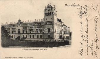 Nagyenyed Alsó-Fehér vármegye székháza; Winkler János kiadása / county hall (b)