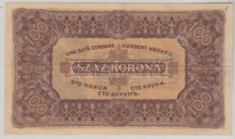 1923. 100K "Magyar Pénzjegynyomda Rt. Budapest" T:III
Adamo K30/1