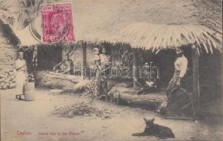 Sri Lanka, Ceylon; native hut, folklore