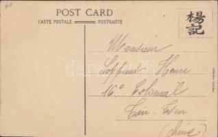 Chinese cangued prisoners, somewhere in China