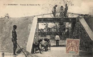 Dahomey, railroad construction