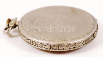 cca 1920 Langendorf zsebóra szép számlappal, javításra szoruló szerkezettel / pocket watch needs rep...
