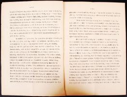 Védési eljárás folyamatban. cca 1940 A Magyar Nemzetiszocialista Párt Űjpesti szervezetének jegyzőkö...