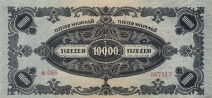 1946. 10.000MP (3x) egymás utáni sorszámmal! T:I