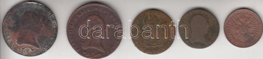 1800-1851. 1Kr-6Kr (5x) T:2-,3