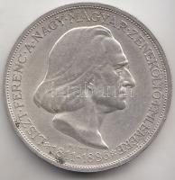 1936. 2P Ag "Liszt" T:2- fo. Adamo P7.3