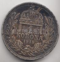 1915. 1K Ag "Ferenc József" T:2 p.
Adamo K5.1