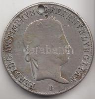 1842B 20Kr Ag "V. Ferdinánd" T:3,3- ly.
Huszár: 2081., Unger III.:1419