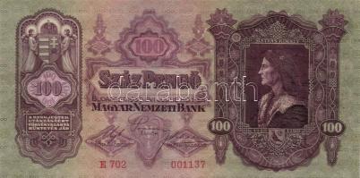 1930. 100P (3x) egymás utáni sorszámmal! T:I