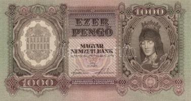 1943. 1000P (3x) egymás utáni sorszámmal T:I