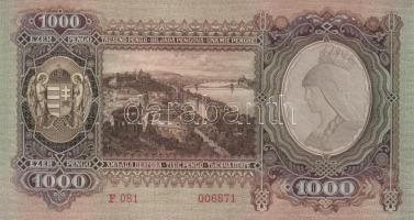 1943. 1000P (3x) egymás utáni sorszámmal T:I