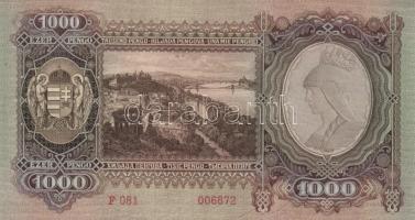 1943. 1000P (3x) egymás utáni sorszámmal T:I