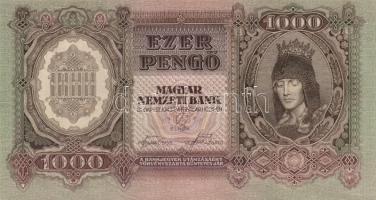 1943. 1000P (3x) egymás utáni sorszámmal T:I