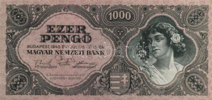 1945. 1000P (2x) egymás utáni sorszámmal T:I