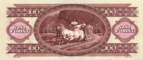 1984. 100Ft fordított hátlapi alapnyomattal T:I