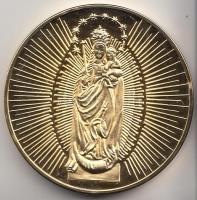 2000. "Jézus Urunk születésének 2000. Évfordulója Emlékérem / Áldottabb vagy te..." aranyo...