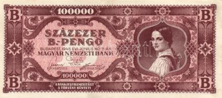 1946. 100.000BP (5x) T:II,II-