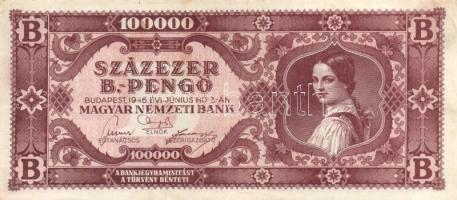 1946. 100.000BP (5x) T:II,II-