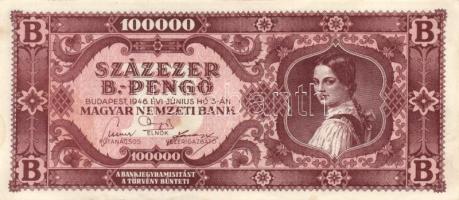 1946. 100.000BP (5x) T:II,II-