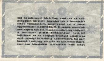 1946. 10.000AP + 50.000AP + 100.000AP + 500.000AP + 1.000.000AP T:II