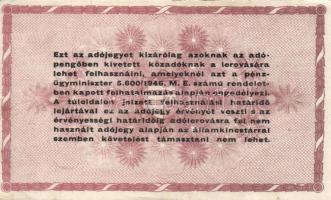 1946. 10.000AP + 50.000AP + 100.000AP + 500.000AP + 1.000.000AP T:II