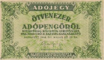 1946. 10.000AP + 50.000AP + 100.000AP + 500.000AP + 1.000.000AP T:II