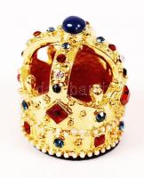 A Királyi Koronaékszerek sorozatából: II Ágost halotti koronája, festett fém, eredeti ékszer dísztok...