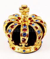 A Királyi Koronaékszerek sorozatából: Holland korona, festett fém, eredeti ékszer dísztokban, hibátl...