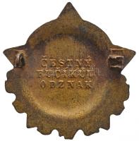 Csehszlovákia ~1960. "Kiváló katona" kitüntetés + "Julius Fucik" jelvény + &quot...