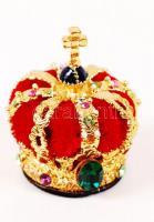 A Királyi Koronaékszerek sorozatából: Norvég korona, festett fém, eredeti ékszer dísztokban, hibátla...