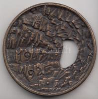 1992. "1920 - 1947 / 1956 - 1992" Br emlékérem (42mm) T:1