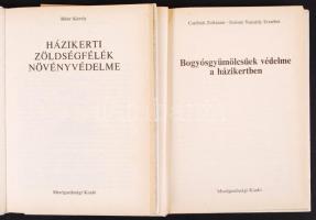 2 db könyv-Biber Károly: Házikerti zöldségfélék növényvédelem. Bp., 1981, Mezőgazdasági Kiadó; Cserh...