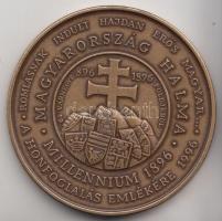 1996. "A Haza Építéséért Emlékérem - Magyarország Halma" Br emlékérem (42mm) T:1