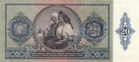 1941. 20P (4x) egymás utáni sorszámmal T:I