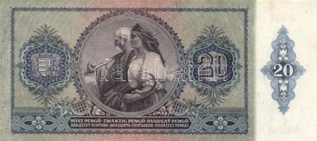 1941. 20P (4x) egymás utáni sorszámmal T:I