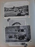 Palesztína és Egyiptom úti emlékalbum 1935-ből, benne 151 Palesztína és 70 db Egyiptom képeslap tová...