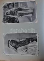 Palesztína és Egyiptom úti emlékalbum 1935-ből, benne 151 Palesztína és 70 db Egyiptom képeslap tová...