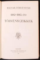 Magyar Törvénytár - Corpus Juris Hungarici 1000-1895 (-1906). Milleniumi emlékkiadás.
Dr. Csiky Kálm...