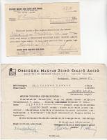 1942-1943. "Országos Magyar Zsidó Segítő Akció" + "Pesti Izraelita Nőegylet" fiz...