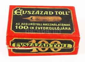 Schuler József RT "Évszázad toll", eredeti dobozában, 6×4 cm