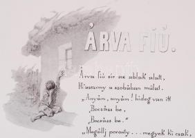 Arany János-Zichy Mihály: Arany János balladái Zichy Mihály rajzaival (facsimile kiadás) 38x45 cm