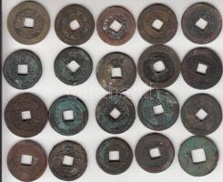 Kína Császárság / Japán Kr.e.179 - Kr.u. 1908. 20db vegyes bronz pénz T:vegyes
China Empire / Japan ...