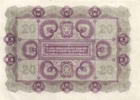 Osztrák-Magyar Bank 1922. 1K + 2K + 10K + 20K T:I,I-