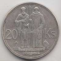 Szlovákia 1941. 20K Ag "Cirill és Metód" T:2
Slovakia 1941. 20 Korun Ag "St. Kyrill a...